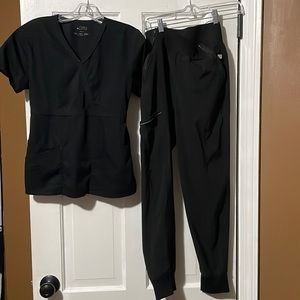 Cherokee Luxe Scrub Top with Cherokee Jogger Pant